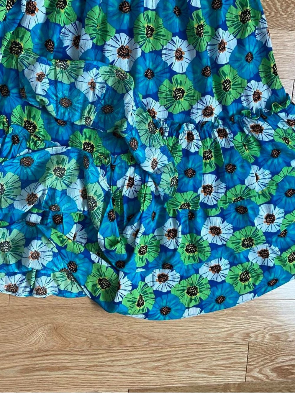 Pappagallo Teal Dress with Lime Green Label - Picture 3 of 8